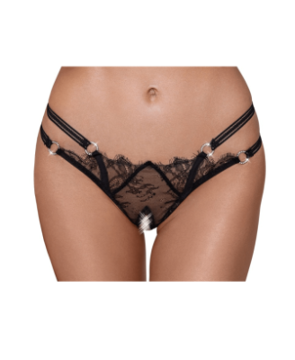 String ouvert en dentelle avec strass - Cottelli